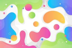 Abstract colorful background shapes vector