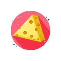 diseño de vector de icono de queso