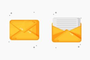 Mail icon design vector