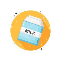 diseño de vector de icono de leche