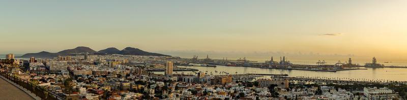 City landscape of Las Palmas city, Gran Canaria photo