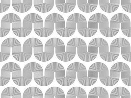 Abstract geometric boho seamless pattern. Vector background with abstract wave texture.