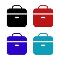 Toolbox Set On White Background vector