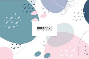 Abstract pastel background design vector