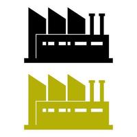 Industry Set On White Background vector