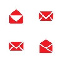 email icon logo design template vector