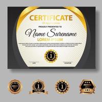 Creative Certificate Template vector