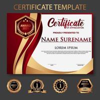 Modern Certificate Template vector