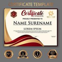 Modern Certificate Template vector