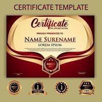 Modern Certificate Template vector