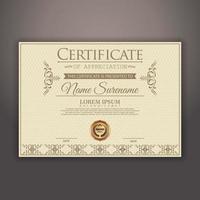 Modern Certificate Template vector