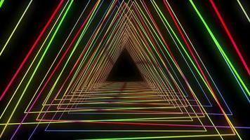 Abstract Colorful Triangles Background video