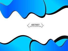 Abstract geometric blue wavy motion gradient curve pattern design background vector