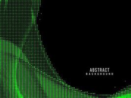 Abstract geometric elegant green halftone design background vector