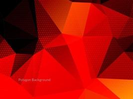 Abstract polygonal triangles colorful background vector