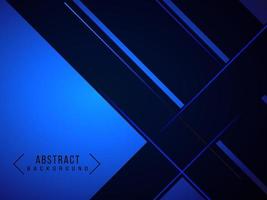 Abstract gradient geometric blue modern background pattern vector