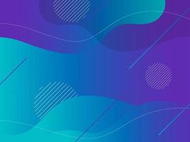 Abstract geometric gradient blue modern pattern background vector