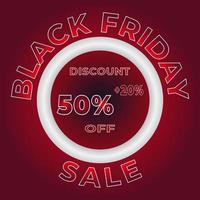 Black friday sale banner template with sale label symbol vector