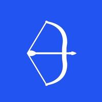 bow and arrow, archery vector icon