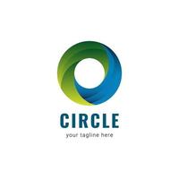 Circle Logo Gradient Vector Template Design Illustration