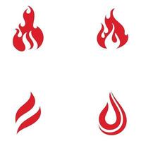 Fire flame vector illustration design template image