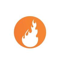 Fire flame vector illustration design template image