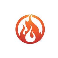 Fire flame vector illustration design template image