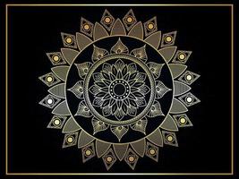 Luxury mandala islamic background pattern vector