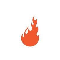 Fire flame vector illustration design template image