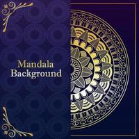 Luxury mandala background vector