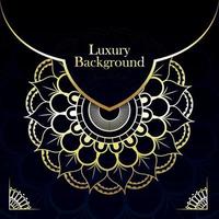 Luxury mandala background concept vector