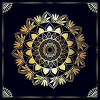 Luxury mandala decorative background and pattern vector