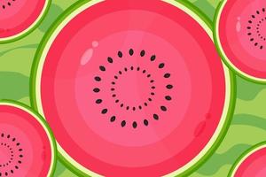 watermelon background design vector