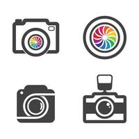 Camera logo images vector