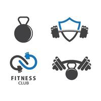 Ilustración de imágenes de logo de gimnasio vector