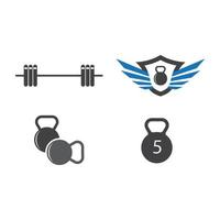 Gym logo images illustration vector
