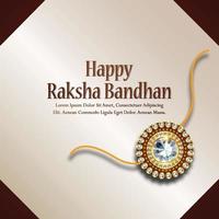 Fondo de celebración feliz raksha bandhan vector