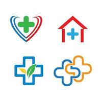 Medical care logo images vector