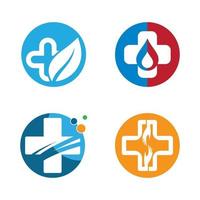 Medical care logo images vector