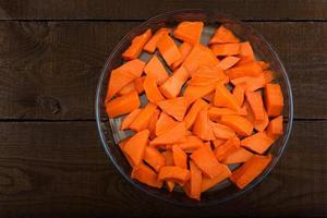 Sweet baked pumpkin photo