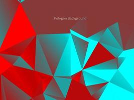 Decorative geometric triangle polygon abstract background vector