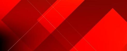 Abstract red modern decorative stylish wave banner background vector