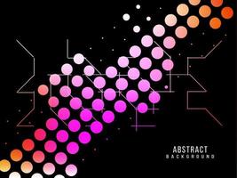 Abstract geometric colorful pattern halftone dots modern design background vector