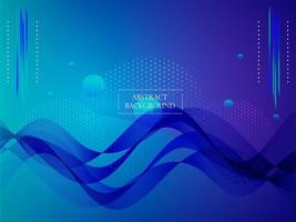 Abstract geometric gradient blue modern pattern background vector