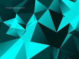 Modern geometric triangle polygon background vector