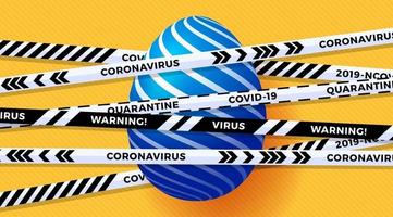 Easter during coronavirus pandemic concept banner vector
