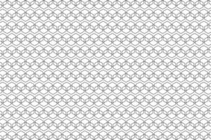Black and White 3D Cube Pattern vector