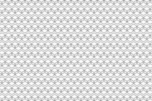 Black and White 3D Cube Pattern vector