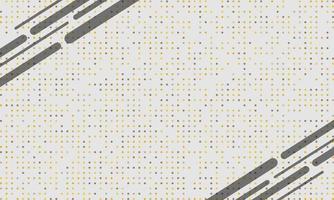 Modern Halftone Dots White Background With Dynamic Shapes vector