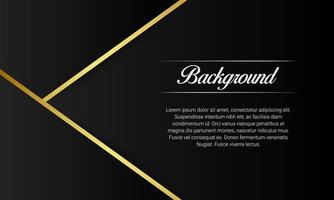 Golden Black Business Background vector